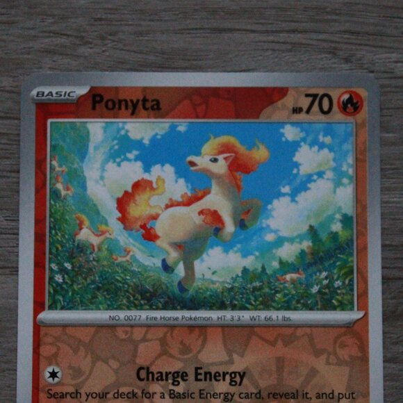 Pokemon "Ponyta" Reverse Holo Trading/Playing Card - Picture 2 of 6